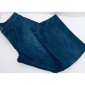 Levis 514 Jeans Womens Size 18 Husky Straight Leg‎ Pants Dark Blue Casual 36x29